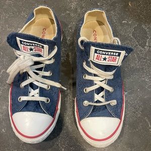 Blue Converse All Stars - Girls - Size 2